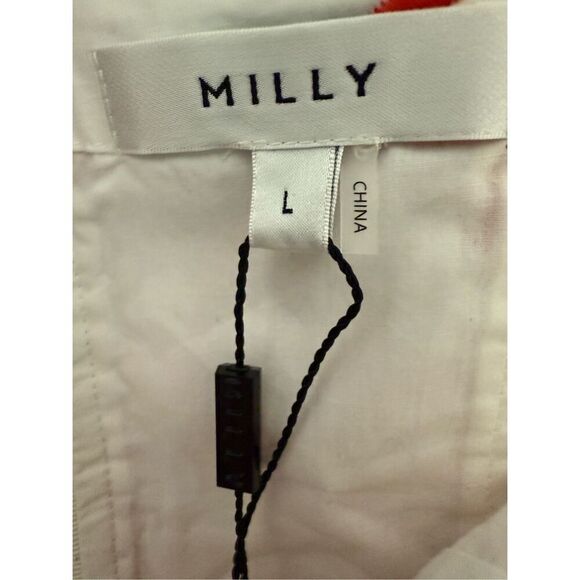 NWT Milly Rose Embroidery Crop Top- Size L - Picture 10 of 11